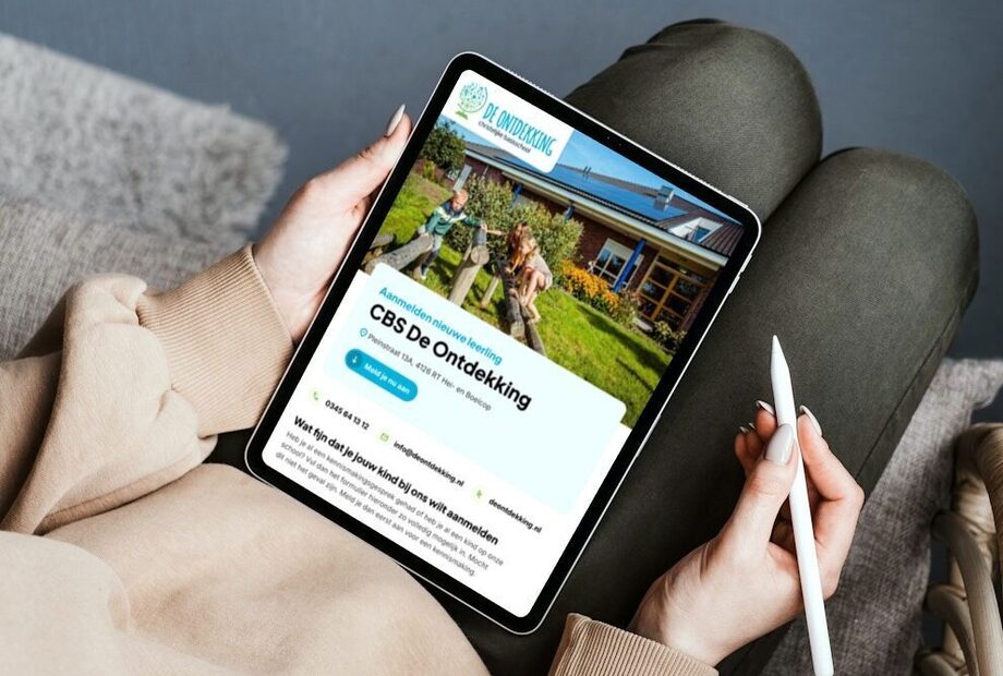 Aanmeldpagina die past bij jouw school (1)